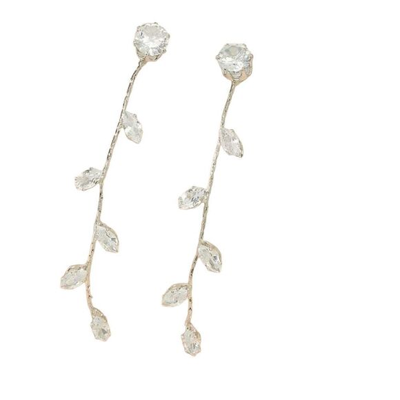 leaf earrings #481  - Picture 4 of 6